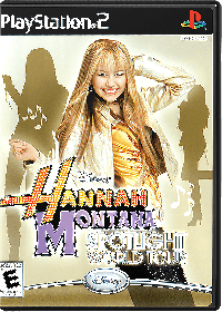 Hannah Montana Spotlight World Tour Playstation 2 US box art